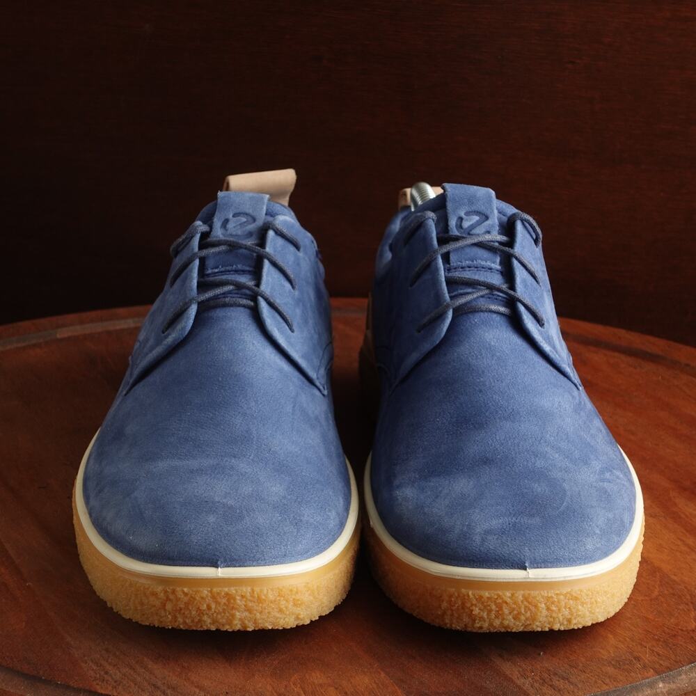 Ecco Sneakers Mens Size EU 44 US 10 Blue CrepeTray Comfort Walking Casual Shoes - Picture 3 of 15